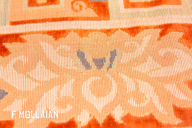 Chinese Imperial Silk & Matal Textile (Kesi) Textile n°:25862558